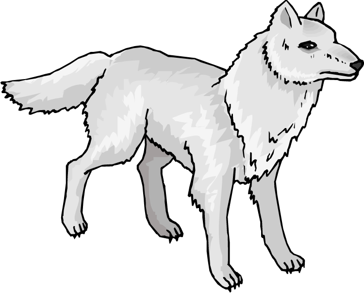 cartoon wolf clipart - photo #42