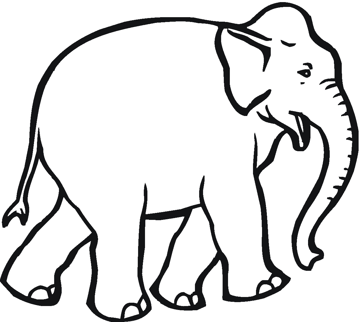 e elephant coloring pages - photo #38