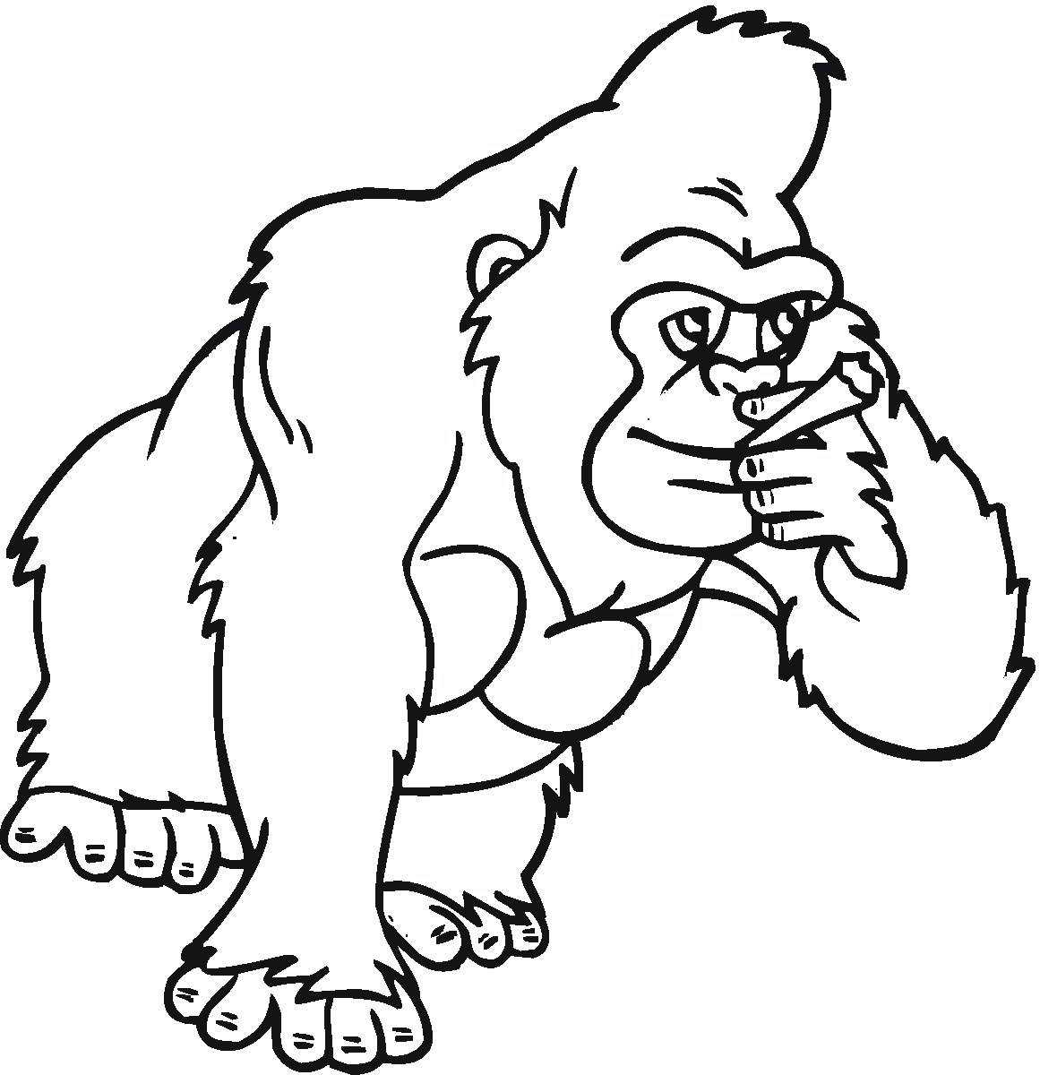 tarzan pounding his chest coloring pages - photo #49