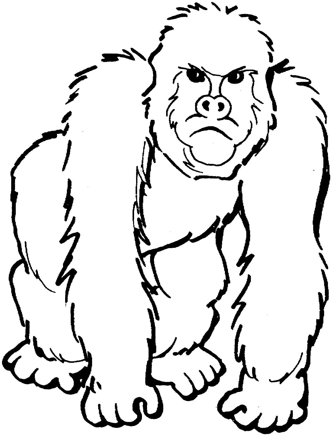 tarzan pounding his chest coloring pages - photo #50