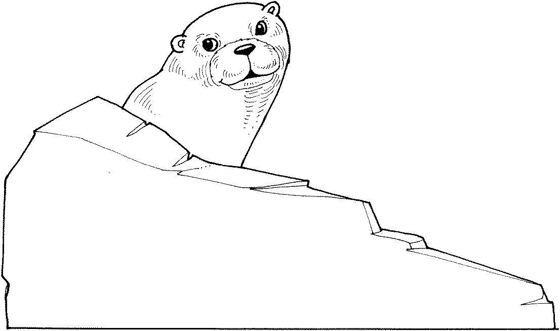 Free Otter Coloring Pages