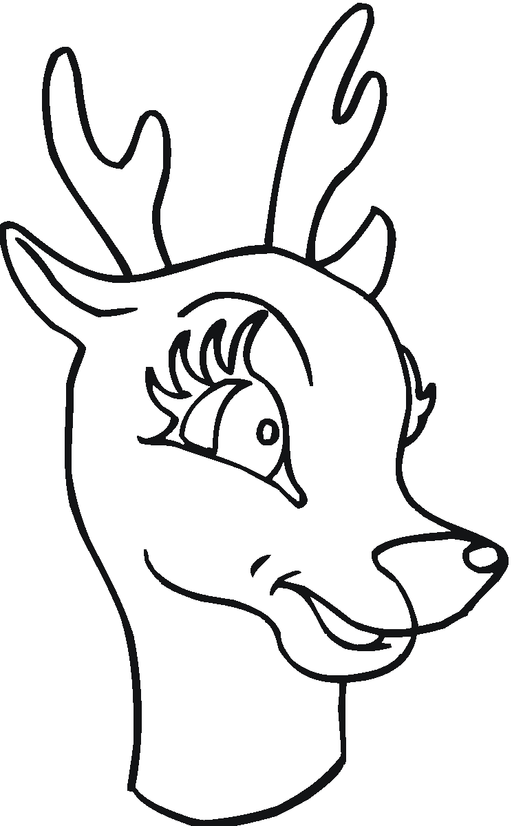 Free Deer Coloring Pages