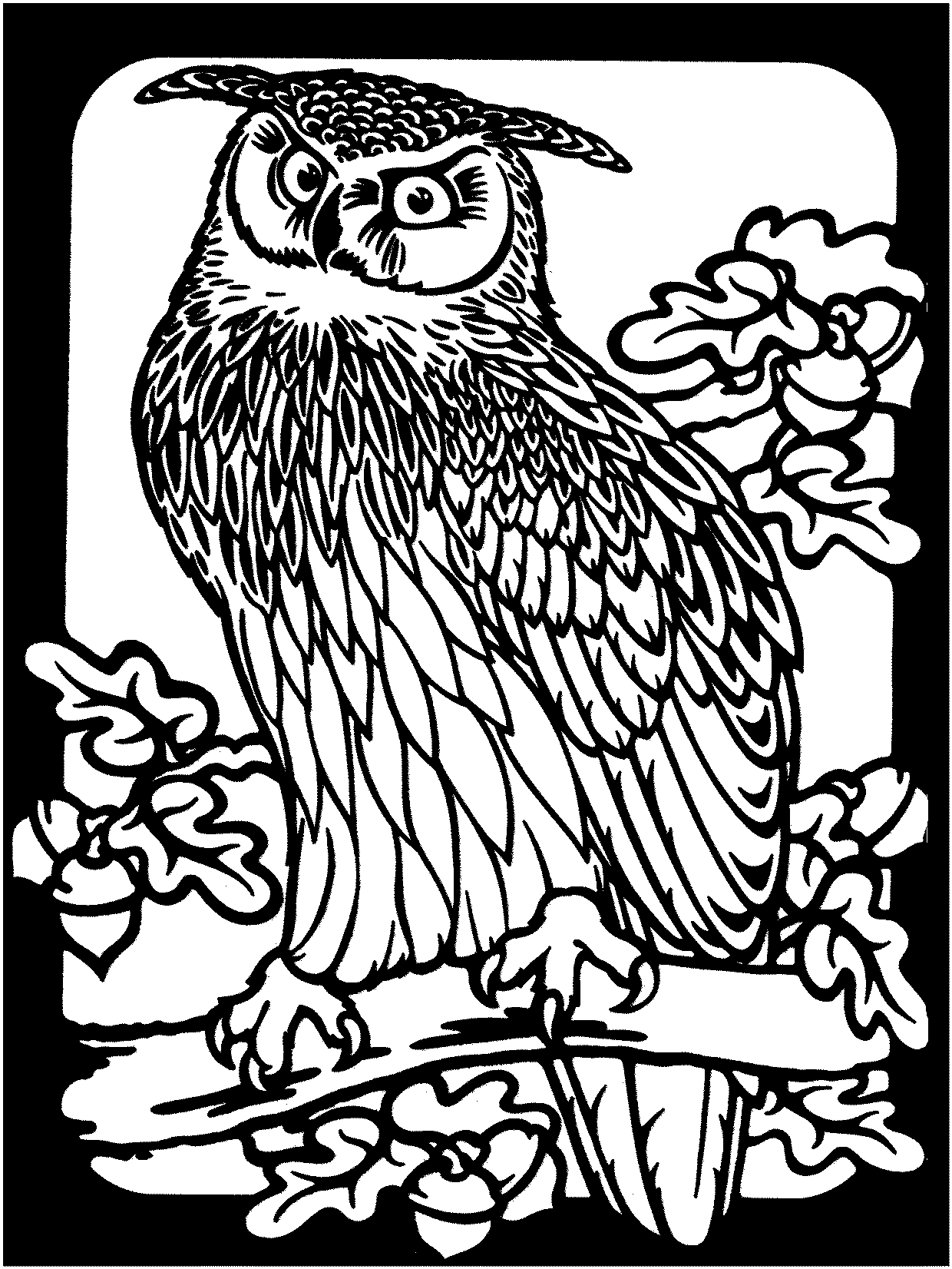 Printable Coloring Pages Of Owls - Printable World Holiday